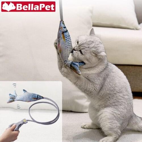 Automatic Cat Toy Fish Catnip Smart Cats Toys Interactive Electric Toy for Cat Accessories Dancing Fish Simulation Pet Suppiles