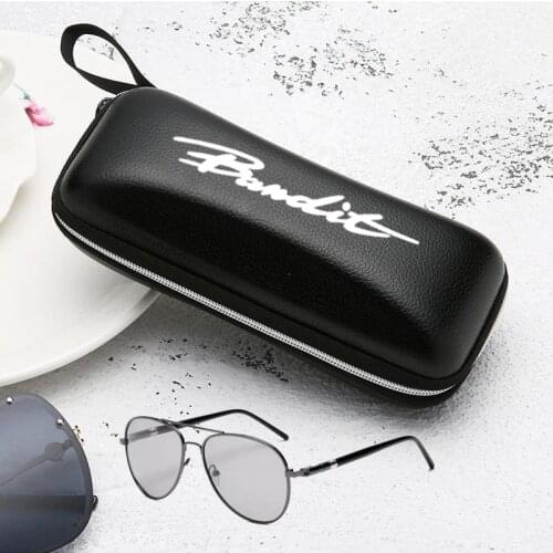 Black leather women man glasses Case sunglasses Case Box For SUZUKI BANDIT BanditS 650 S650 1250/1250S motorcycle accessories