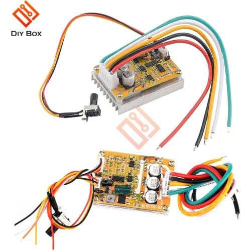 DC 5-36V 350W BLDC Three-Phase Brushless With Hall / Without Hall Motor Controller Brushless Sensor Motor Driver