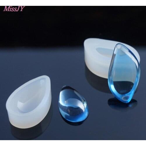 DIY 1 Piece Jewelry Pendant Mold for Epoxy Resin Making Crafts Assorted Shape Cabochon Silicone Earring Necklace