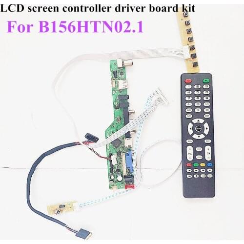 For B156HTN02.1 LVDS 40-pin 60Hz WLED 1920*1080 15.6" LCD HDMI-Compatible/VGA/AV/Audio/RF/USB TV53 controller board