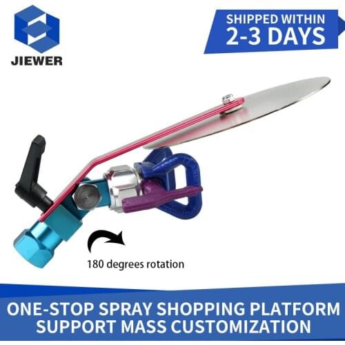 JIEWER Universal 7/8 Aluminum Spray Guide Tool Airless Sprayer Paint Gun Spray Gun Tip Accessory Tools Airless Sprayer