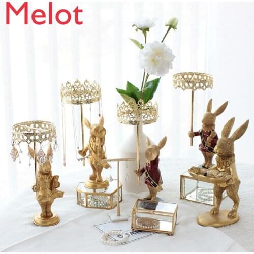 Jewelry Storage Box Women Retro Princess European Light Luxury Earrings Ear Stud Necklace Jewelry Display Manual Storage Rack