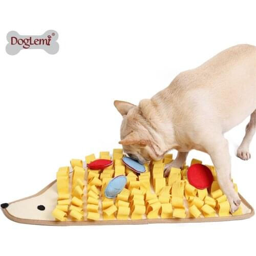 Little hedgehog Pet Dog Mat Pet Pads Dog Mat Relieve Stress Nosework Toy Pet Nose Pad Sniffing Training Blanket