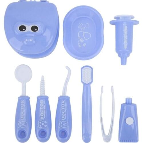 Kit for Kids Dentist Toy 9Pcs Dentist Tools Children Pretend Play Toy for Classroom School