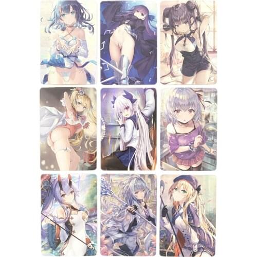 The 86th Set of 9PCS/ACG Sexy Beautiful Girl Hobby Collection Anime Card Sexy Nude Toy Hobby Collection Gentleman Card