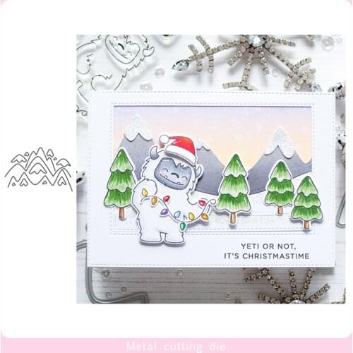 Glacier Peaks set Metal Cutting Dies for DIY Scrapbooking Photo Album Decorative Embossing Paper Card Crafts Die Cut 2020