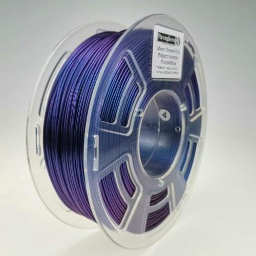 3D Printing Filament Mirror Chrome Angle Change PLA Plastic Wire Rainbow Gradient 1.75MM 1KG
