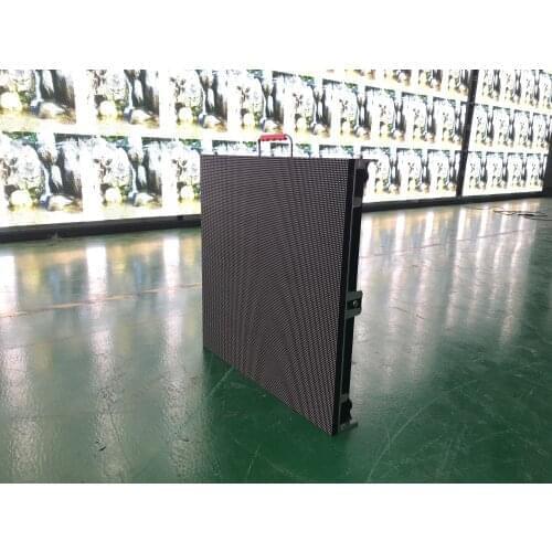P3.91 Outdoor Full Color LED Cabinet 500x500mm 4Locks RCGF Files NOVA Receiving Card