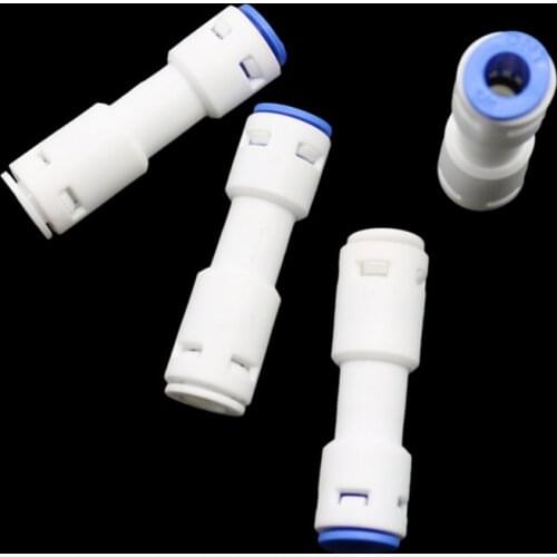 1/4 Inch Check Valve Straight Connector Garden Irrigation Watering Pipe Slip-lock Quick Connectors Tube Adapter 10 Pcs