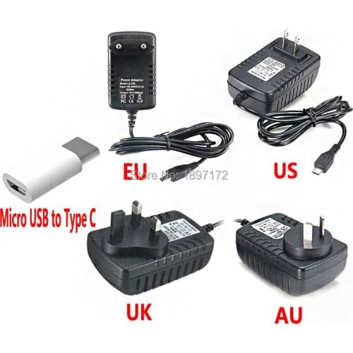 Raspberry pi 4B 3B+ power micro usb convert type C port 5V 3A