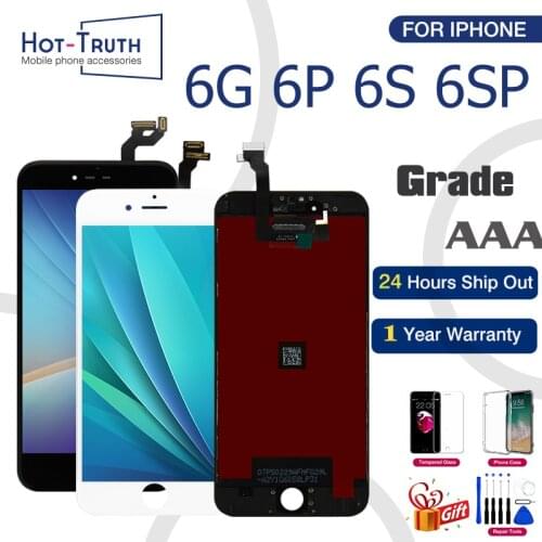 For iPhone 6 6S 6 Plus 6S Plus LCD Display 3D Touch Screen AAA+++ Digitizer Assembly For iPhone 5S 6PLUS Pantalla 100%Tested OEM