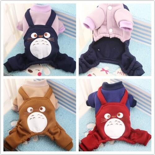 Winter Dog Jumpsuit Clothing Dog Costumes Warm Small Dogs Puppy Clothes Coat Four-legged Jacket Pet Products XS-2XL