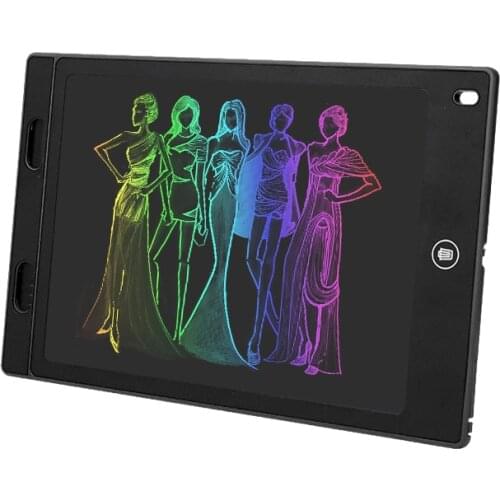 12 Inch Doodle Board, Office LCD Writing Tablet, Colorful Drawing Tablet, Erasable Reusable Electronic Doodle Drawing Pad Black