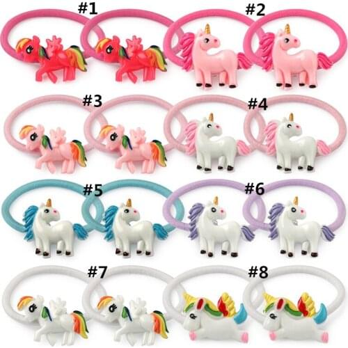 20 pcs / lot , Childrens headwear unicorn horn hair band DIY childrens cute headwear