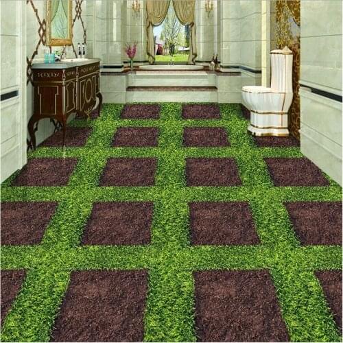Beibehang Customize any size mural happy farmland 3D floor tiles three-dimensional painting papel de parede para quarto