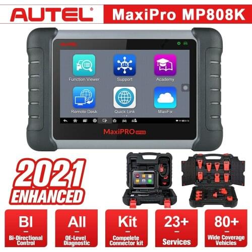 Autel MP808K Diagnostic Scan Tool with All Systems Diagnosis ABS SRS Oil Reset EPB SAS DPF BMS Upgraded Version of MP808 DS808