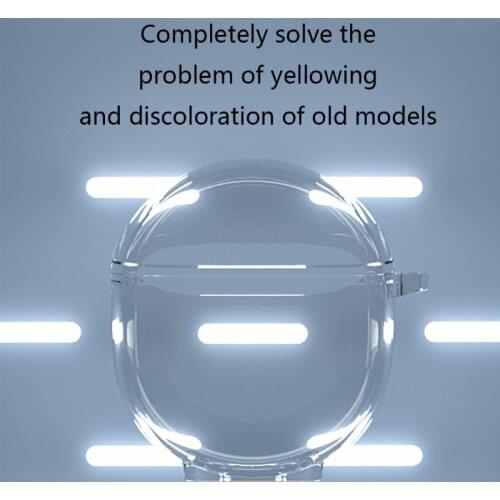 Case Cover Skin for -realme Buds Air 2, Transparent TPU Case Accessories kit Set Fit for -realme Buds Air 2