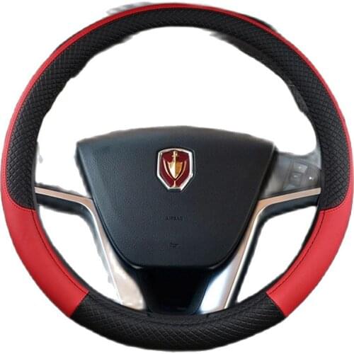 Car Steering Wheel Cover black Sport Auto Steering Wheel Covers Auto Decoration Breathable Fabric Braid steering wheel compass
