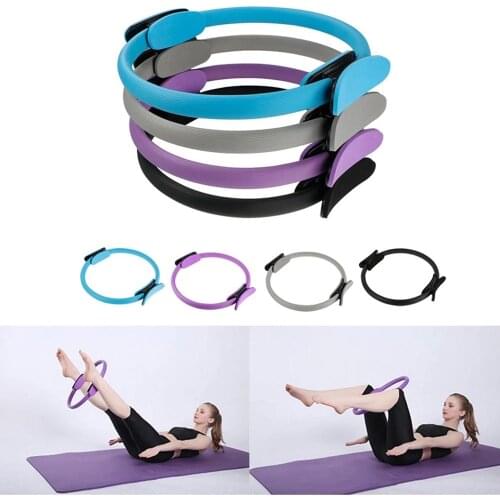 Yoga Circle Dual Grip Yoga Pilates Ring Body Building Training Circle Fitness Circle Gym Workout Pilates Lose Weight Equipment