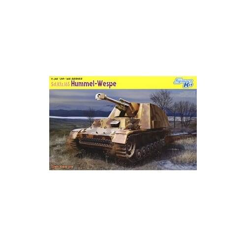 1/35 scale model Dragon 6535 Sd.Kfz.165 Hornet / wild bee 105mm self-propelled howitzera mixed
