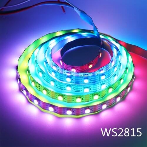 Addressable 12V WS2815 RGB LED Strip Light SMD5050 30/60/144 Leds/M Waterproof Led Tape 1m 5m Full Color Flexible Led Stripe