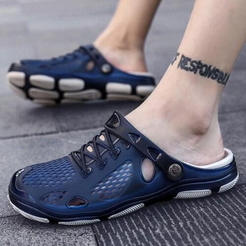 2020 New Men Sandals Summer Flip Flops Slippers Men Outdoor Beach Casual Shoes Cheap Male Sandals Water Shoes Sandalia Masculina