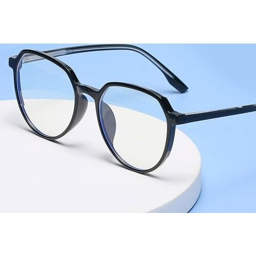 New Arrival Retro Full Rim Spectacles TR-90 Frame Glasses For Women and Men with Anti-Blue Light Lenses Optical Eyewear