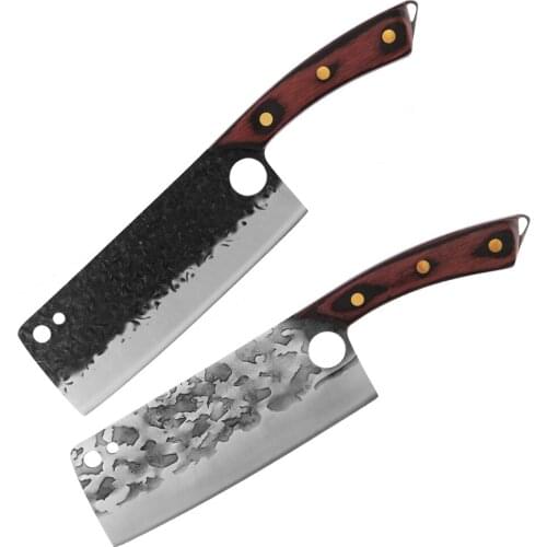 7.5 Inch Cleaver knife Kitchen Knife Stainless Steel Razor Sharp Slicing Knife Chopper Cleaver Wood Handle Chinese butche Knife