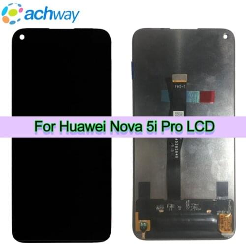 Original NEW Black For Huawei Nova 5i Pro LCD Display Touch Screen Digitizer Assembly Replacement For Huawei Mate 30 Lite LCD
