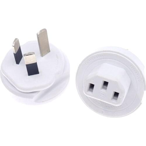 AU plug to C13 Adapter for USBCube, Australia AS3112 to IEC C13 Converter Adapter, Type I Plugs for PowerCube Rewirable