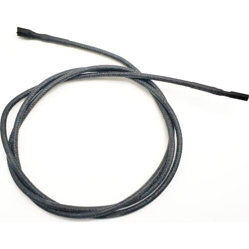 Earth Star High Temperature Resistance Piezo Ignition Wire 900mm With 4.8mm & 2.3mm Round Terminals 5PCS/lot