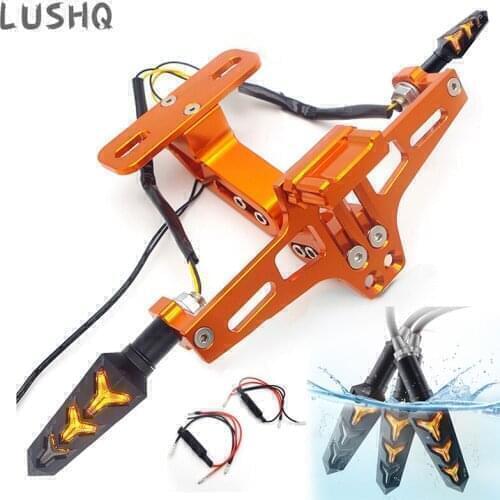 Motorcycle License Plate Holder Frame For YAMAHA r1 2015 tracer 700 drag star 1100 r15 v3 ttr250 thundercat raptor 700 tmax 530