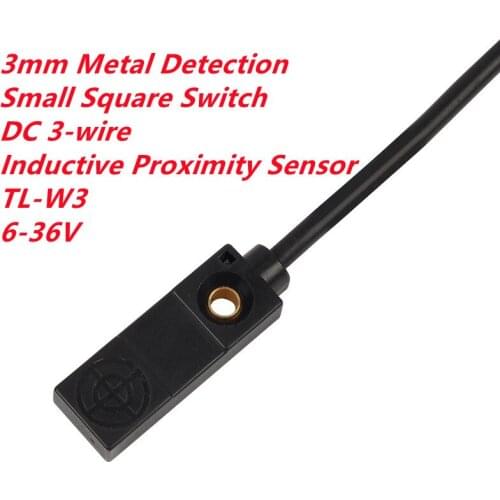 TL-W3 3mm Metal Detection Small Square Switch DC 3-wire Inductive Proximity Sensor Cloweit
