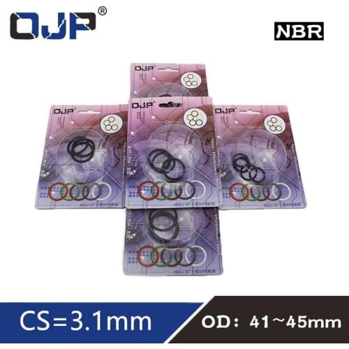 O-ring Waterproof NBR seal O ring Boxed nitrile rubber Gask thickness CS 3.1mm OD41/42/43/44/45mm