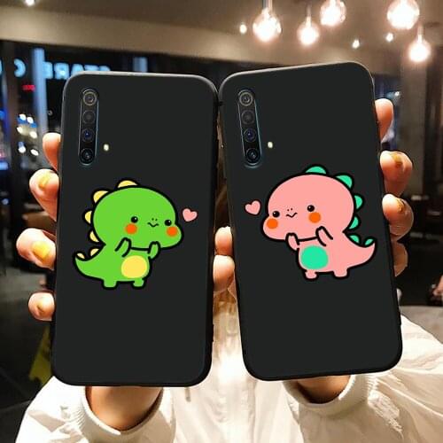 For Oppo Realme XT X2 3 5 5i 6 6S 7 7i X7 X50 Pro Q Q2 Case Love Heart Soft Silicon Phone Case for Realme C3 C2 C11 C12 C15 C17