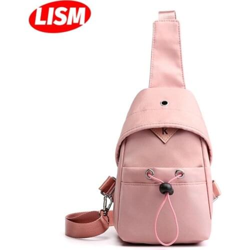 Female Fashion Crossbody chest bag Korean womens bag 2019 new casual shoulder sports ladies small Shoulder Bags
