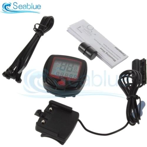 LCD Digital Display Waterproof Bicycle Odometer Speedometer Cycling Stopwatch Bicycle Computer Riding Accessories Tool