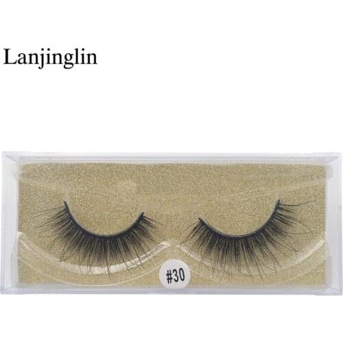 1 Pair 3D Mink Lashes Cosmetic Tool Natural Thick Long False Eyelashes Dramatic Fake Lashes Makeup Extension Eyelashes maquiage
