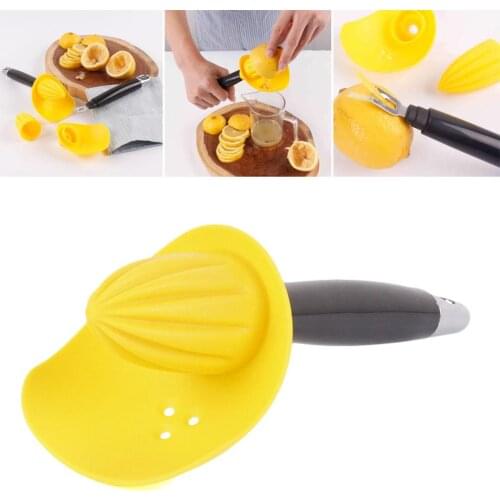 1Pcs Orange Juice Maker Fruit Supplies Kitchen Accessories Cooking Tool Portable Manual Juicer Orange Lemon Squeezers Plastic
