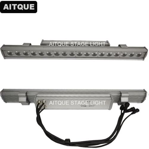 12lot Outdoor rgb led 18x3w led wall washer stage lighting rgb tri ip65 led wall washer downlight