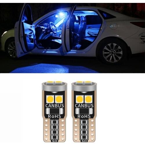 2Pcs W5W Error Free T10 LED 168 Car Interior Light For Audi A3 A4 B6 B8 A6 C6 80 B5 B7 A5 Q5 Q7 TT 8P 100 8L C7 8V A1 S3 Q3 A8