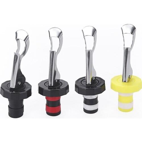 200pcs/lot Stainless Steel Wine Bottle Silicone Stopper Plug Sparkling Champagne Sealer Cap Beer Bottle Opener Kitchen Tools