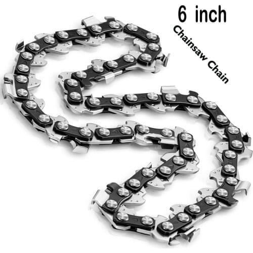 3/5Pcs Mini Chainsaw Chain 6 Inch Chainsaw Chain Guide Saw Chain Replacement Portable Hot
