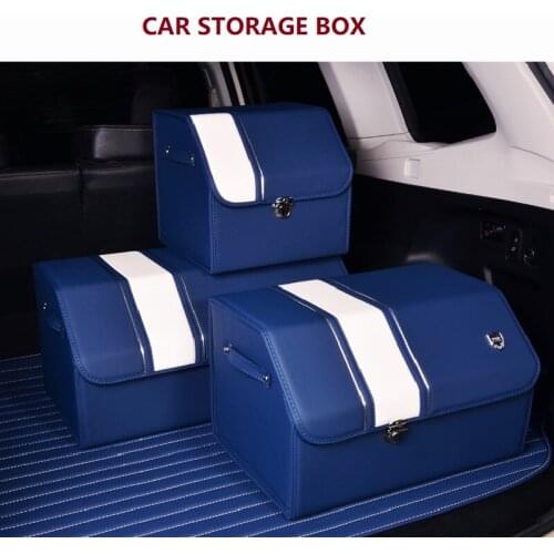 Car Storage Box Trunk Storage Box Interior Supplies Multi-Function Tail Box Car Storage Box Car Storage Bin