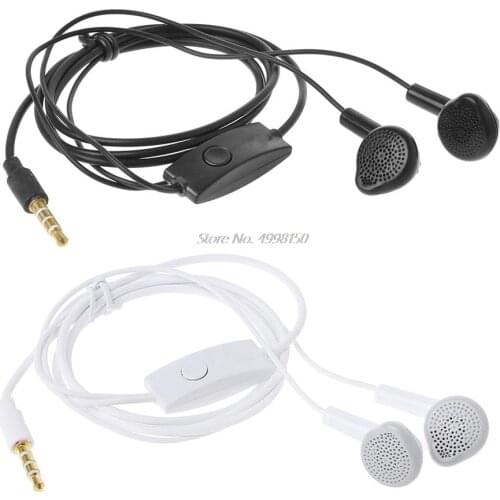 Hot 3.5mm Handsfree Headset For Samsung S5830 S5630 Galaxy Tab i9100 Dropship