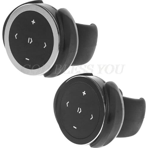 Wireless Bluetooth Media Steering Wheel Remote Control Mp3 Music Player Portable Drop Shipping