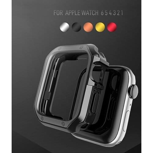 Watch Case for Apple Watch SE 38mm 42mm Shell Plating PC Protective Case For applewatch Series 6 se 5 4 3 iWatch 40mm 44mm