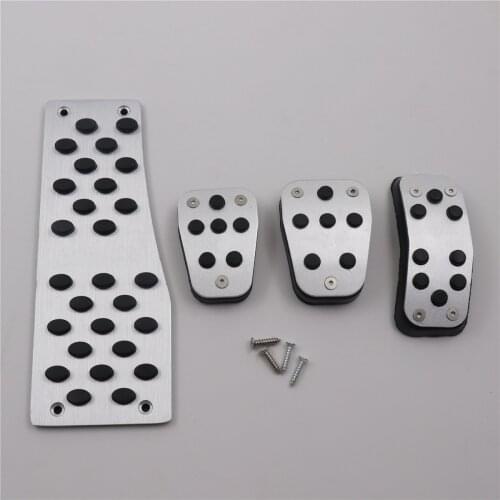 DEE NO Drilling Car Modified Accessory for Ford Fiesta 2009 2010 2011 2012 MT Accelerator Foot rest Refit Pedal Pad Decorate Mat