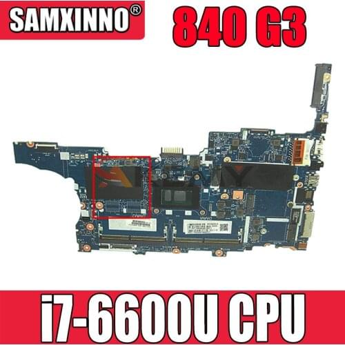For HP EliteBook 840 850 G3 Laptop Motherboard 918315-601 918315-001 With i7-6600U DDR4 6050A2892401-MB-A01 MB 100% Tested